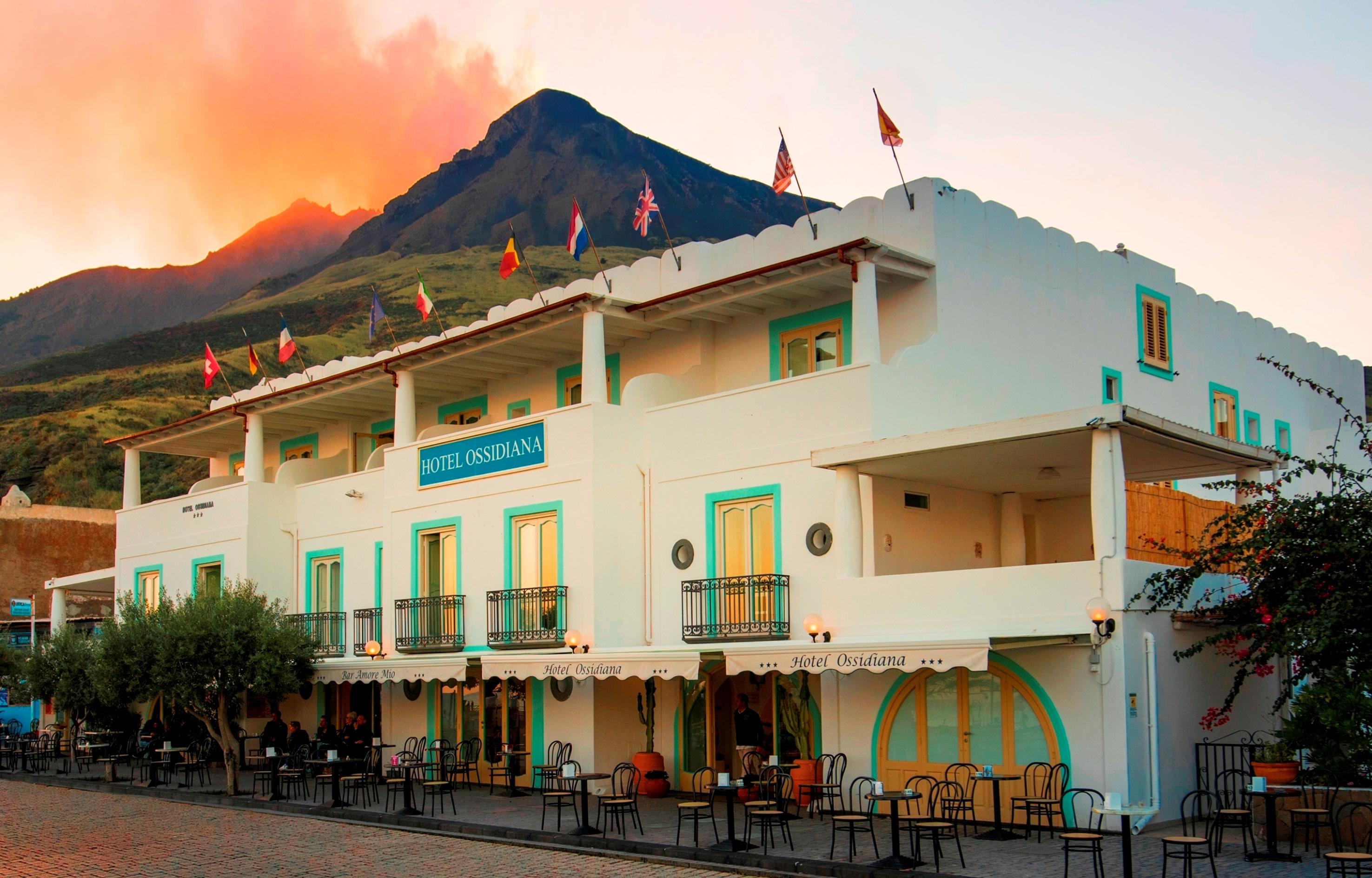 Hotel Ossidiana Stromboli Center Exterior foto