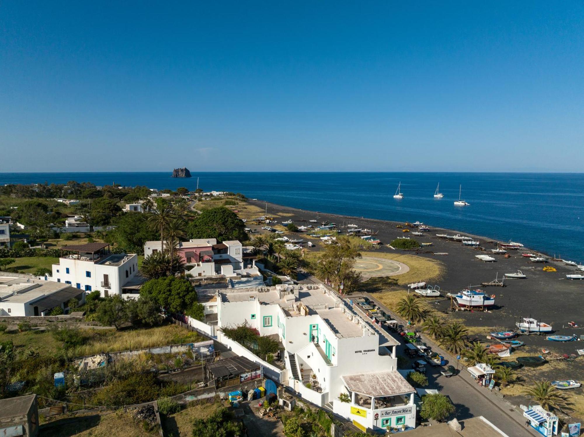 Hotel Ossidiana Stromboli Center Exterior foto